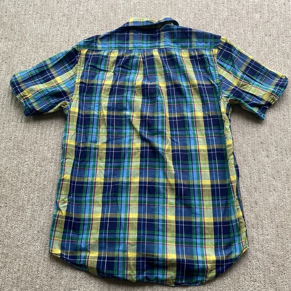 Men’s Club Room Vintage Fit Pembroke Button Up Short Sleeve Shirt - M - Picture 7 of 7